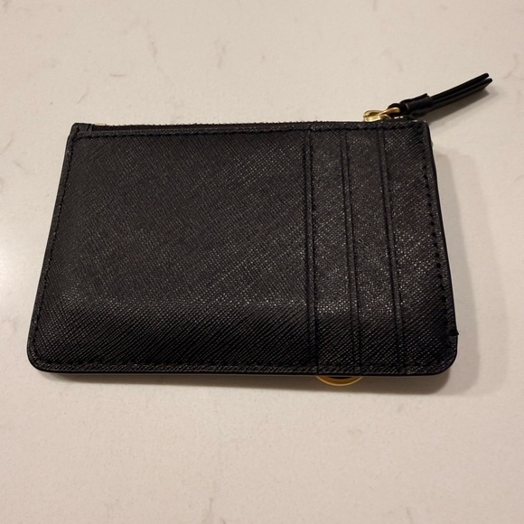 Tory Burch Black and Gold Key & Card Holder - Picture 3 of 4
